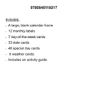 PHOTO CALENDAR BB SET(107pcs)