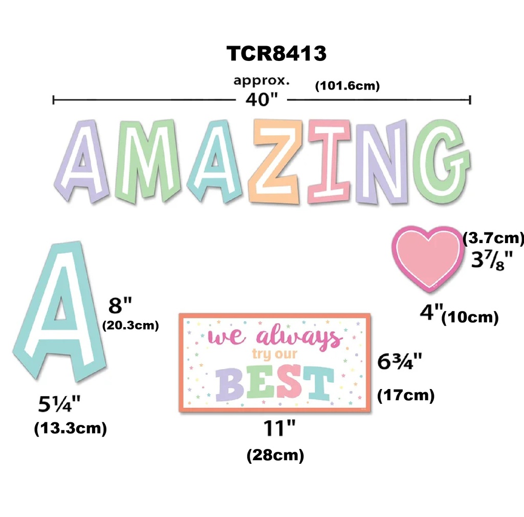 Pastel Pop Amazing Things Happen Here BB Set (42pcs)