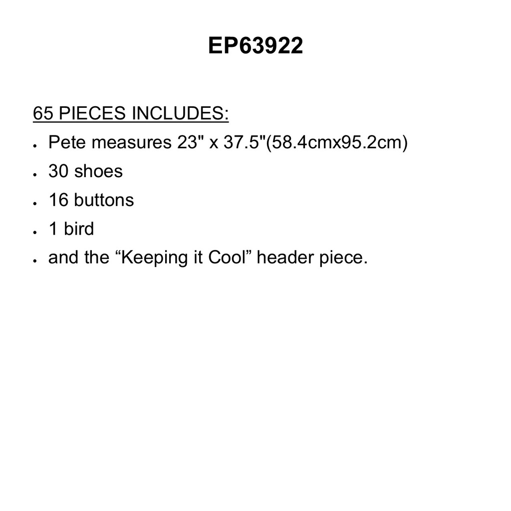 Pete the Cat Keeping It Cool In… Bulletin Board set (65pcs)