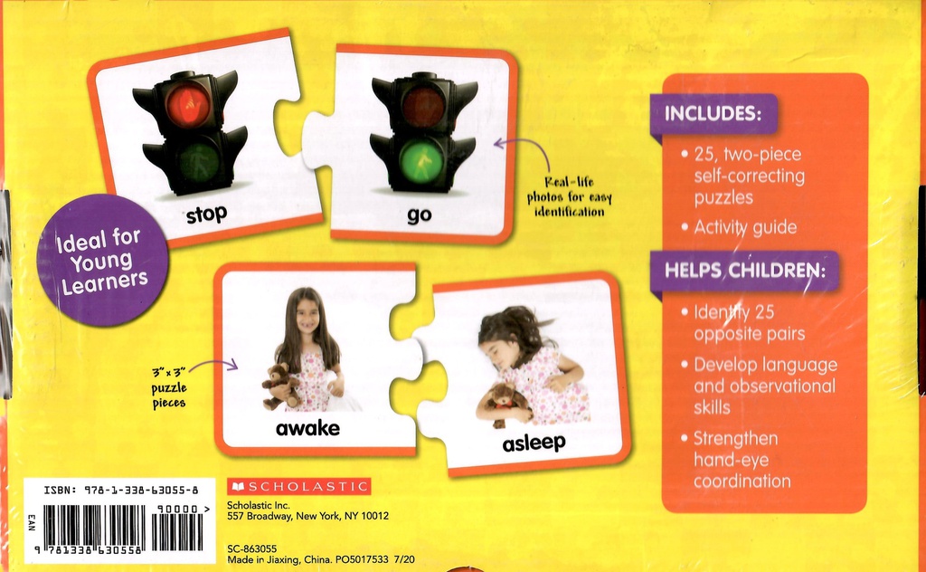 First Learning Puzzles: Opposites (AGE 3+) (25pcs)