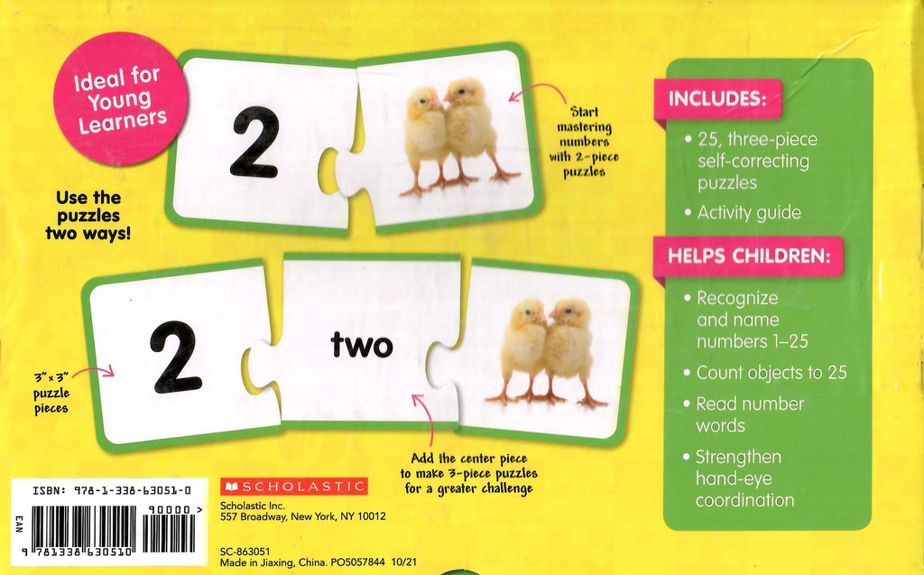 First Learning Puzzles: Numbers (AGE 3+) (25pcs)