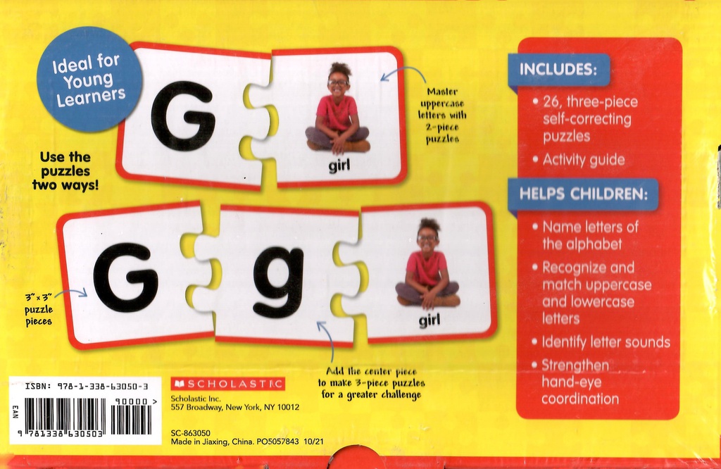First Learning Puzzles: Alphabet (AGE 3+) (26pcs)