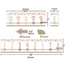Terrazzo Tones Number Line (-20 to +120) BB (24pcs)