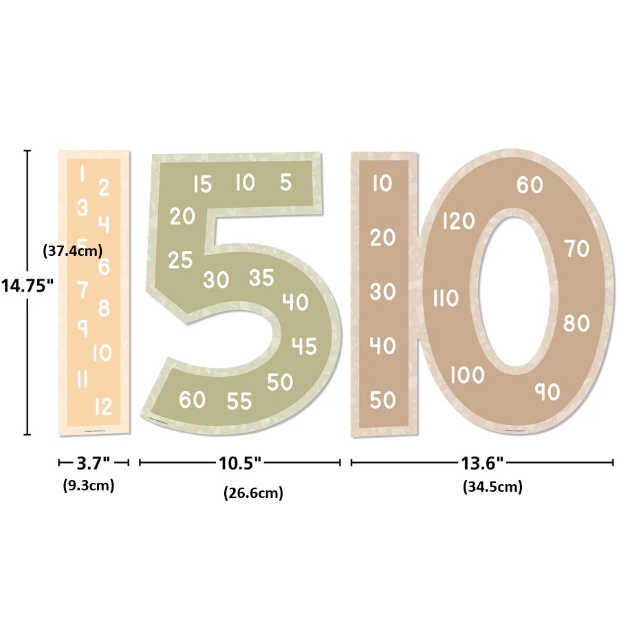 Terrazzo Tones Skip Counting/Multiples Jumbo Numbers BB