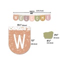 Terrazzo Tones Welcome Bunting BBset (58pcs)