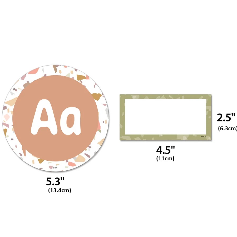 Terrazzo Tones Word Wall BBset (125pcs)