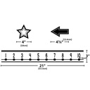 Black and White Number Line (-20 to +120) mini BB set (20pcs)(21''x3'')(53.3cmx7.6cm)