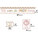 Terrazzo Tones Alphabet Affirmations BBset (29pcs) (48''x9'')(122cmx22.8cm)