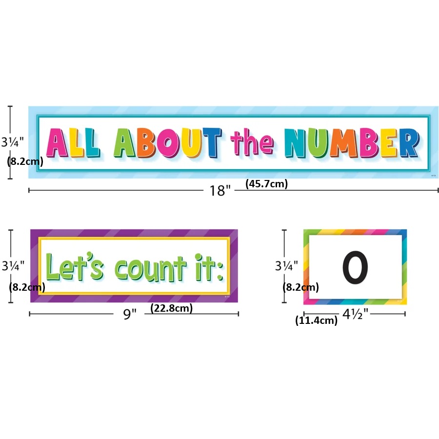 Numbers, Counting &amp; More Pocket Chart Cards (192cards)