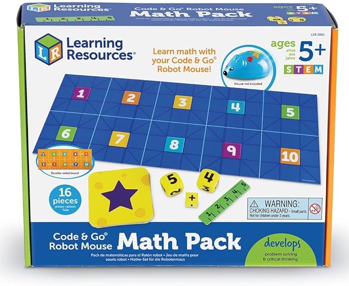 Code &amp; Go Robot Mouse Math Pack (16pcs)