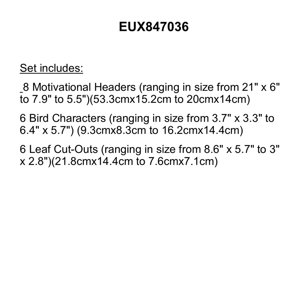 YOU CAN MOTIVATIONAL MINI BB Set (20pcs)(7cmx5cm)