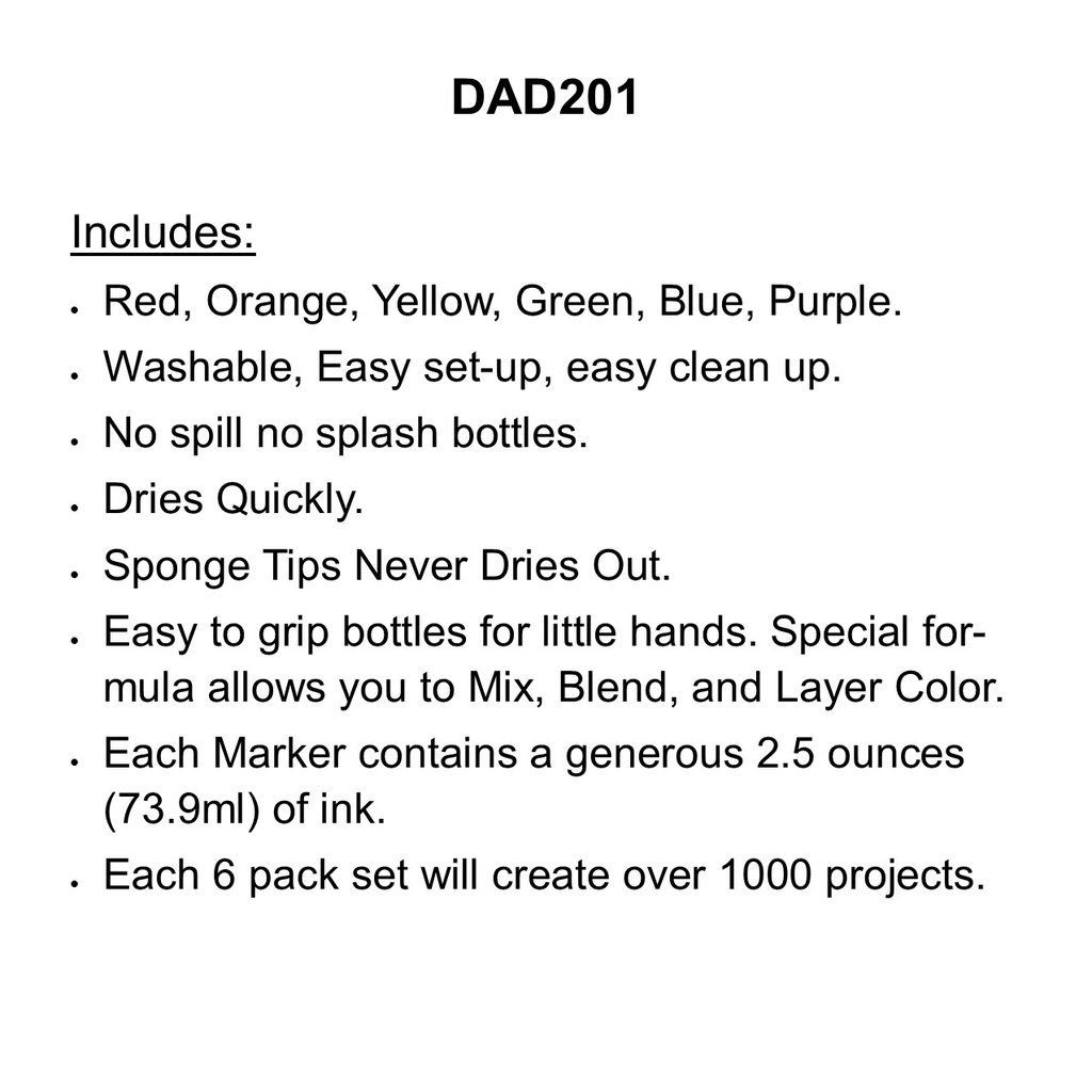 DO A DOT ART MARKERS 4 ASST(3+yrs)