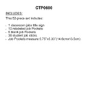 Classroom Jobs (Upcycle style) Mini Bulletin Board (52 pcs)