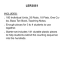 BASE TEN STARTER SET BRIGHTS(141pcs)