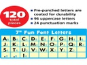 Oh Happy Day (7"-17.7cm) Fun Font Letters (120pcs)