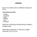 Wild About Animals Jungle Counters (72pcs)