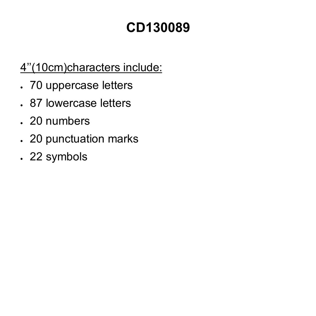 Galaxy Combo Pack EZ Letters (219 pcs)