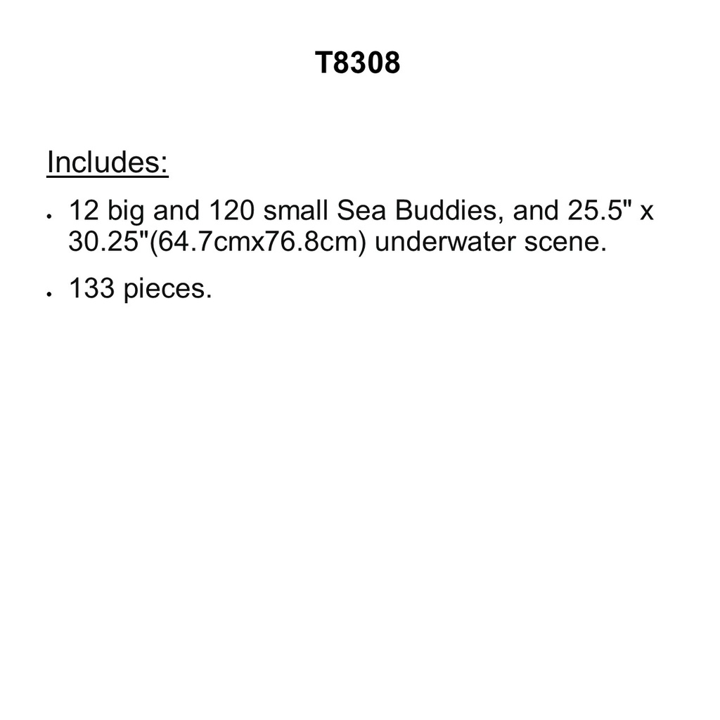 Sea Buddies 0-120 BB SET (133pcs)