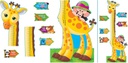 Giraffe Growth Chart BB Set   (8pcs) (6'tall)(1.8m)