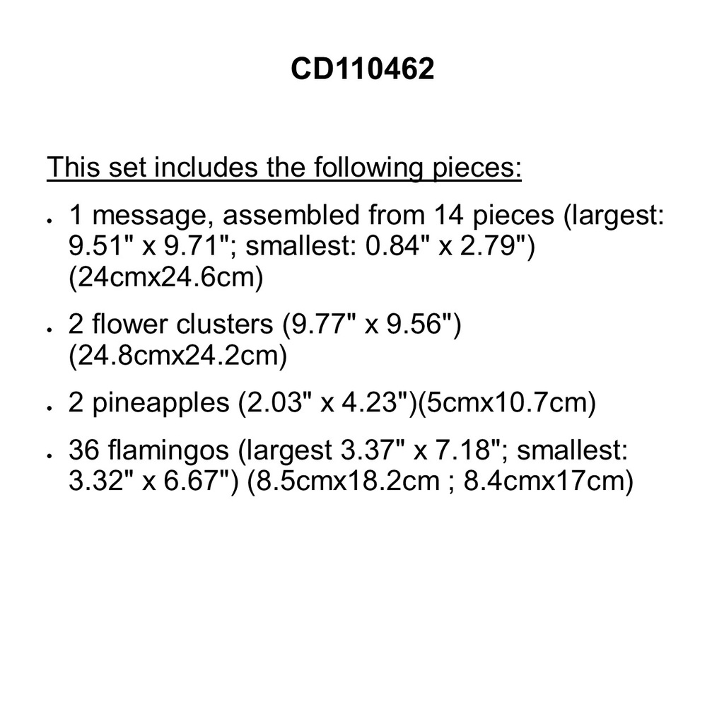 SIMPLY STYLISH TROPICAL WELCOME TO THE FLOCK BB SET (54pcs)