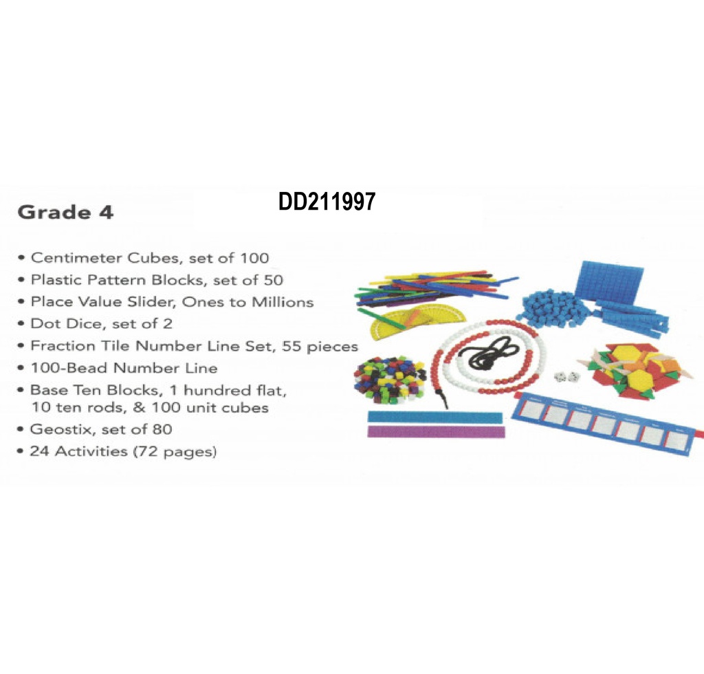 MATH SKILLS STUDENT KITS BASE 10 BLOCK SET (Gr: 4) (2dice, 220pcs)