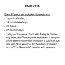 Curiosity Garden Calendar BB SET (97pcs)