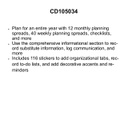 HAPPY PLACE TEACHER PLANNER BOOK (116 stickers)