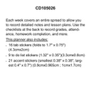 INDUSTRIAL CAFE TEACHER PLANNER (46stickers)(127pgs)