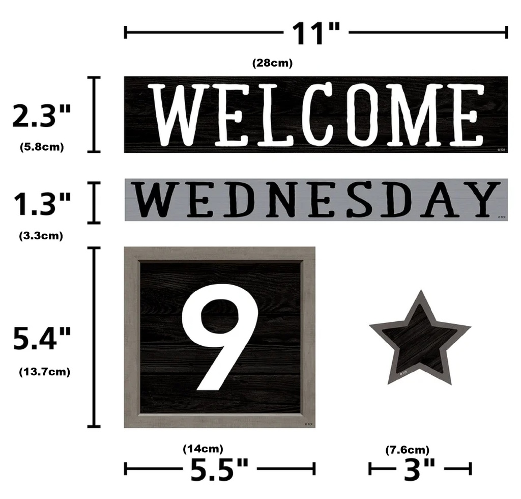 MODERN FARMHOUSE PERPETUAL CALENDAR MINI BB SET (35 pcs)