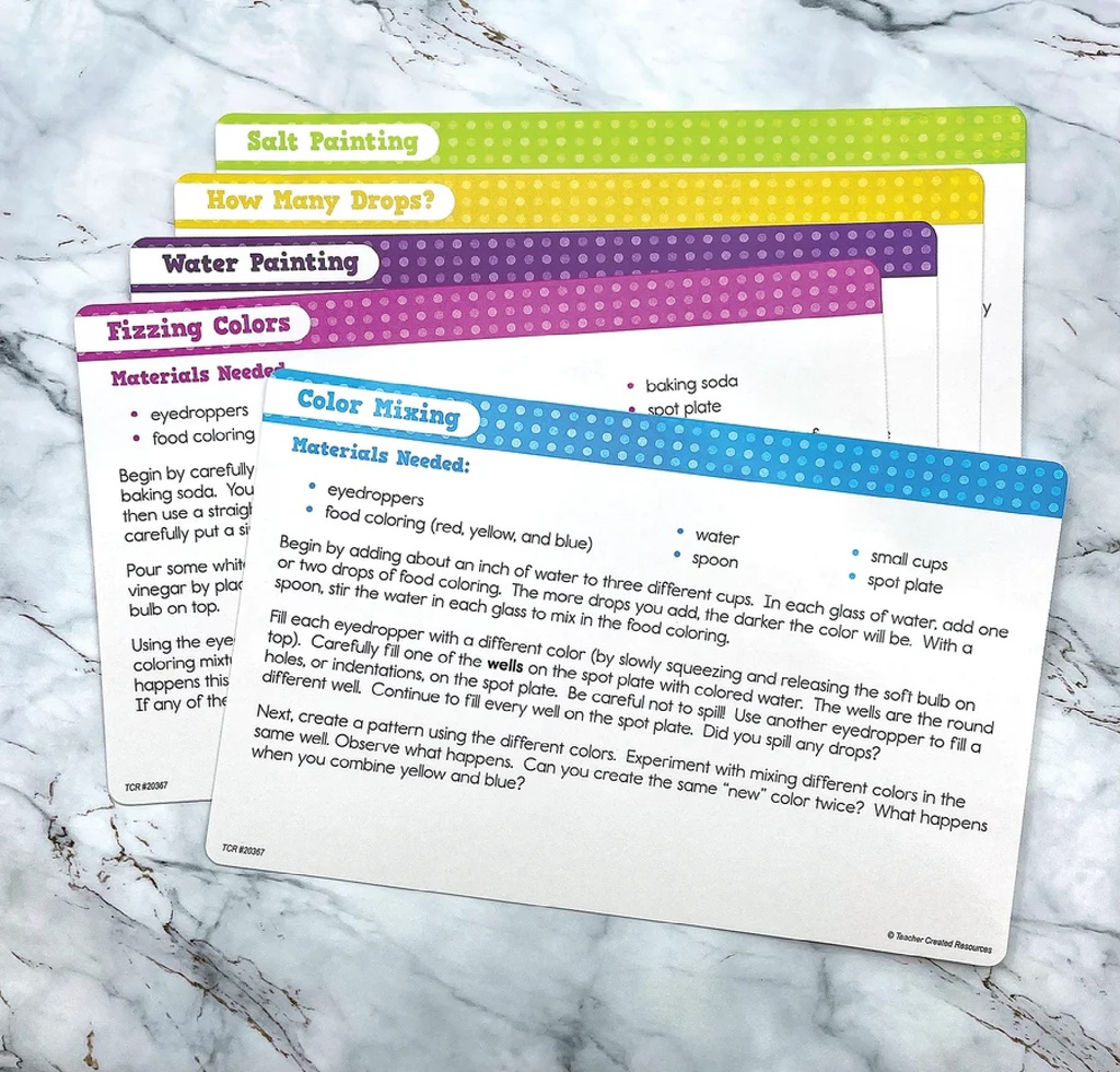 Up-Close Science: Eyedroppers &amp; Spot Plates Activity Set (4pcs)