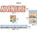 Moving Mountains Let the Adventure Begin Mini BB Set 19''x5.25''(48.2cmx13.3cm)(19pcs)