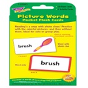 Picture Words Pocket Flash Cards Two-sided (56cards)
