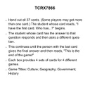 I Have... Who Has...? Social Studies Game (Gr. 5)(37cards)