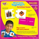 What Goes Together? Puzzles (24pcs 2 sided)(3+ages)(3''x3'')(7.6cmx7.6cm)