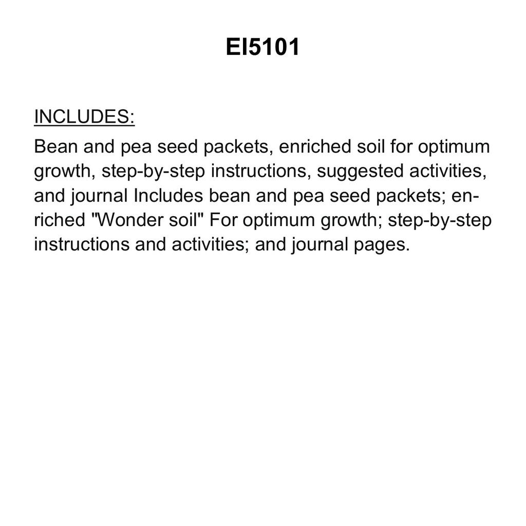 Sprout &amp; Grow Window Plant Growing Kit Ages:5+ (10 wonder soil)