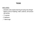 Owl-Stars! Characters B.B.SET  (11owls,5 balloons,1 blank sign)(17pcs)