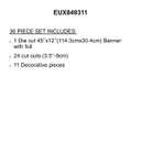 General Celebration All in One Door Kits Decor  (36pcs set)