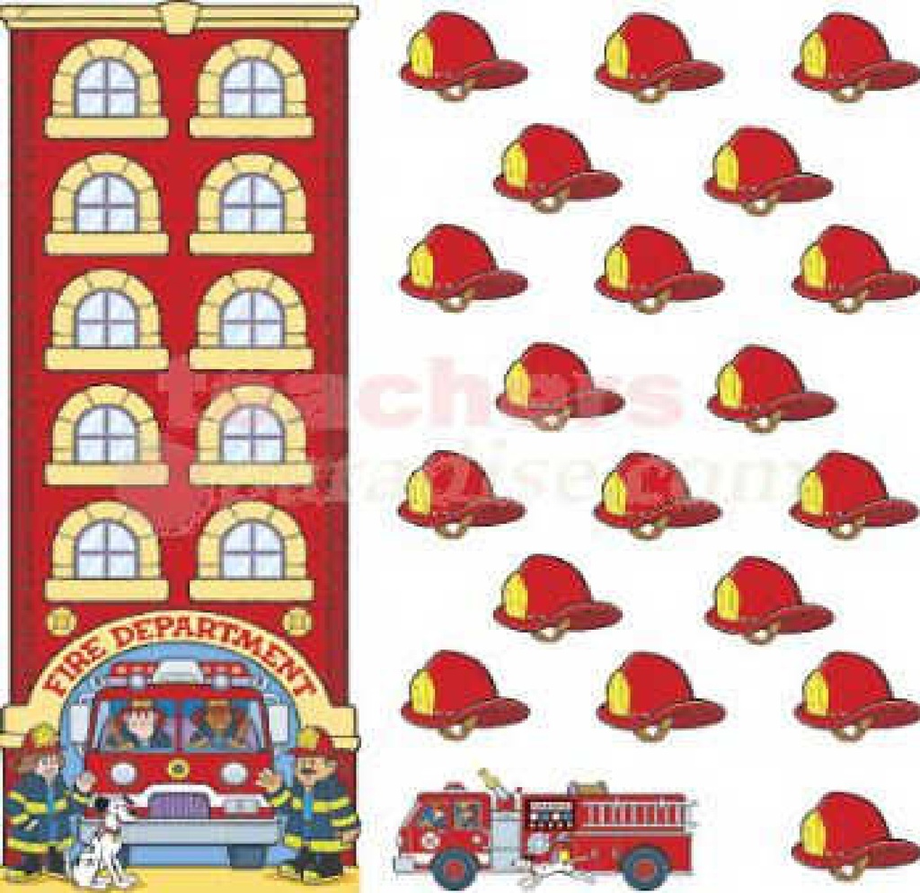 Fire Station Job Chart BB Set   (33pcs) (4ft=122cm)