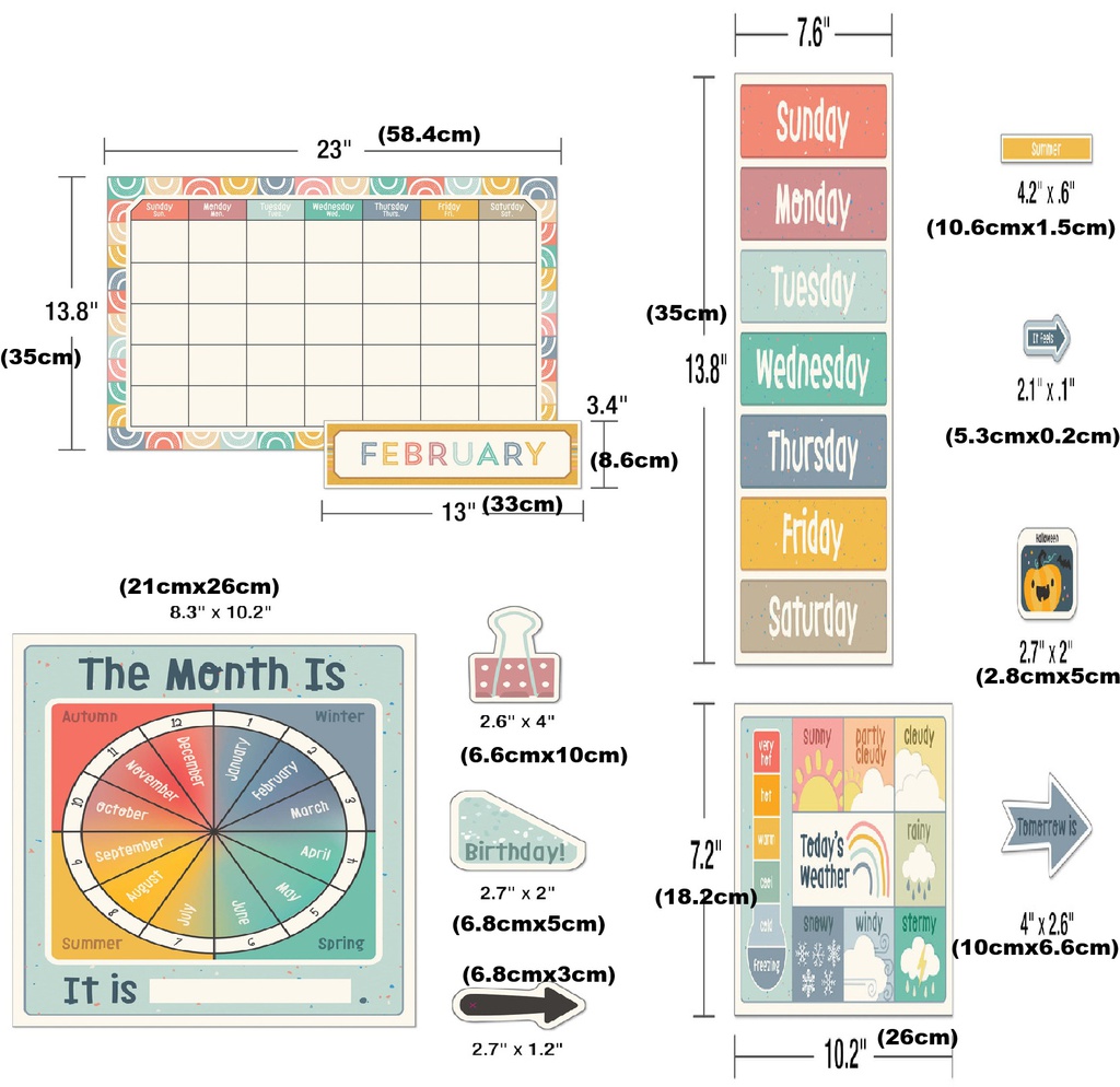 WE BELONG CALENDAR BB SET (137pcs)