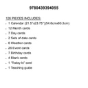 SCHOOL HOUSE CALENDAR BB SET (126pcs)