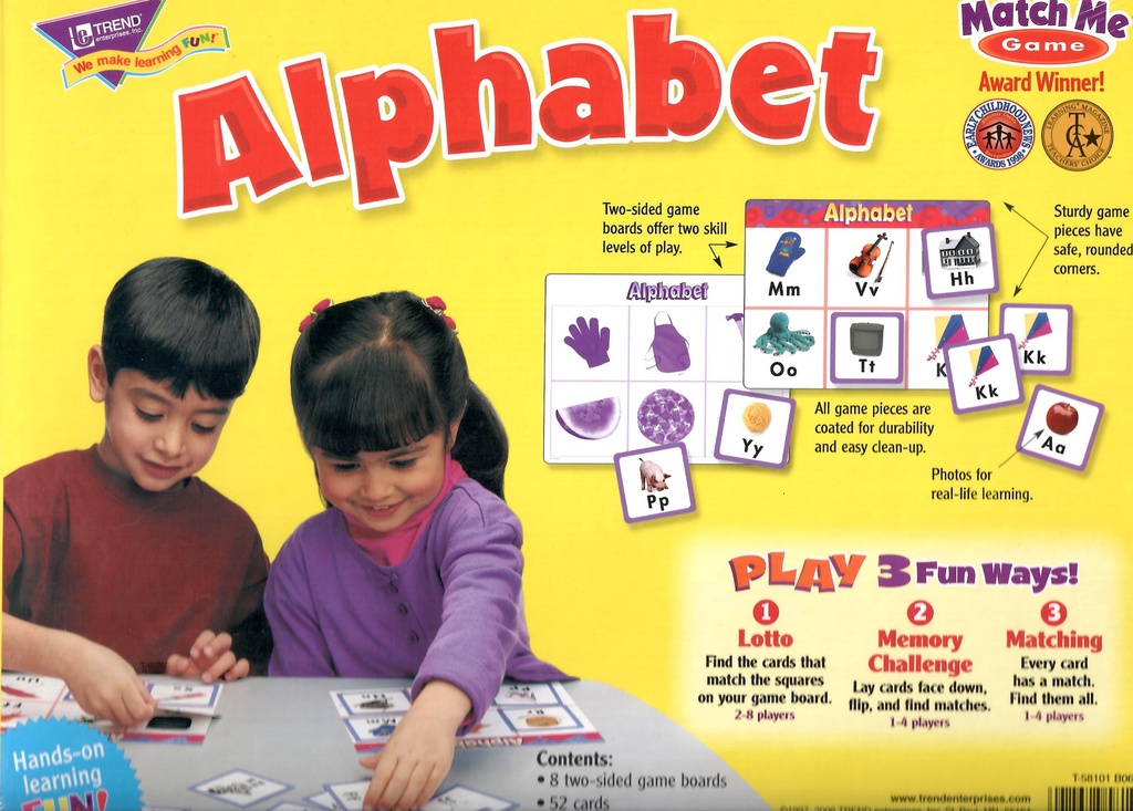 Alphabet Match Me Game (52pcs)