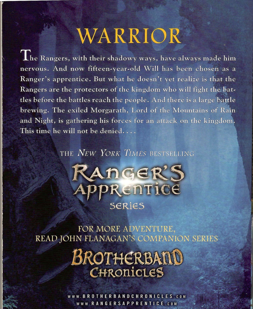 The Ruins of Gorlan (The Ranger's Apprentice, Book 1) (10+yrs)