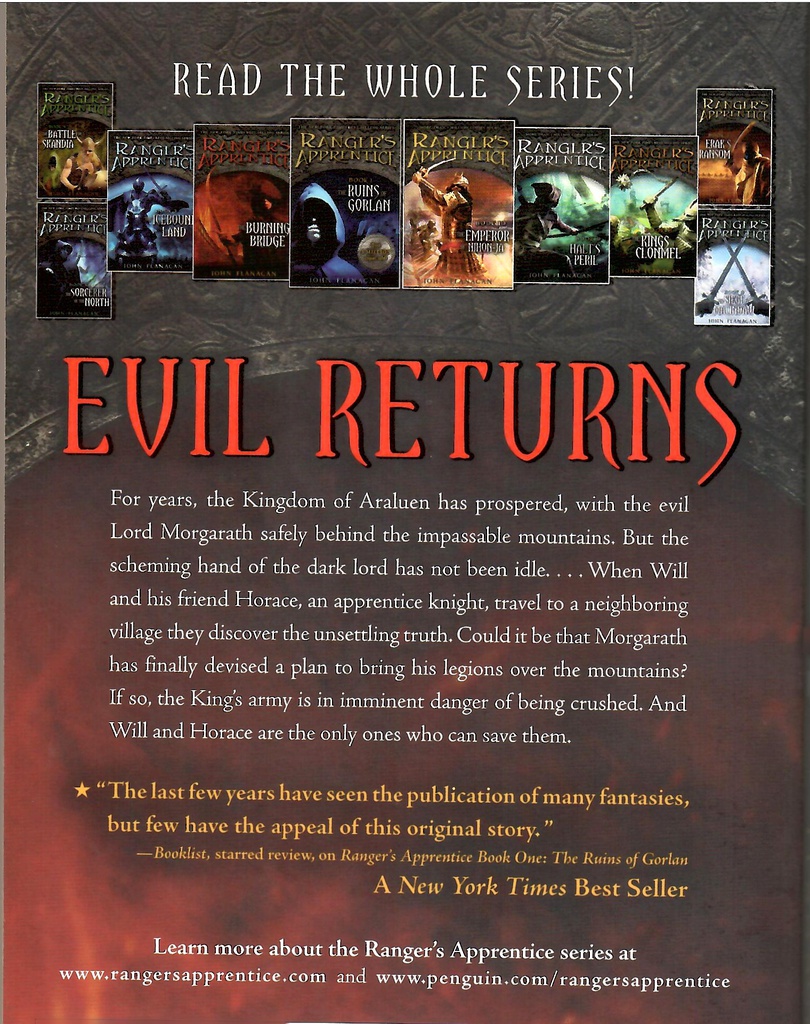 The Burning Bridge (The Ranger's Apprentice, Book 2) (10+yrs)