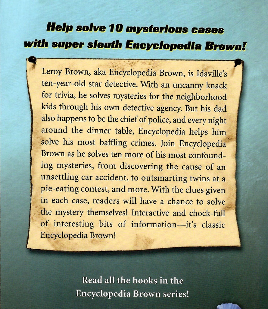 Encyclopedia Brown Gets His Man #04 (8-12yrs)