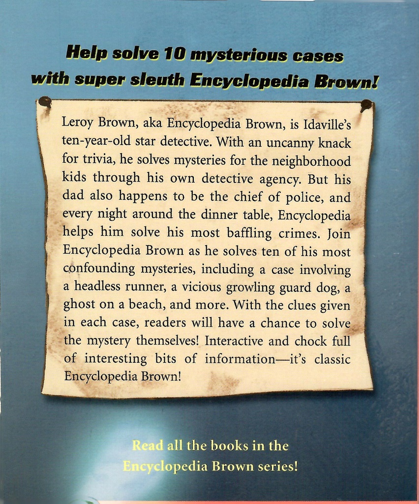 Encyclopedia Brown Shows the Way #09 (8-12yrs)