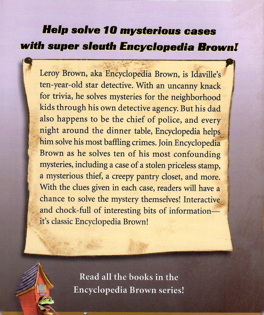 Encyclopedia Brown and the Case of the Dead Eagles #12 (8-12yrs)