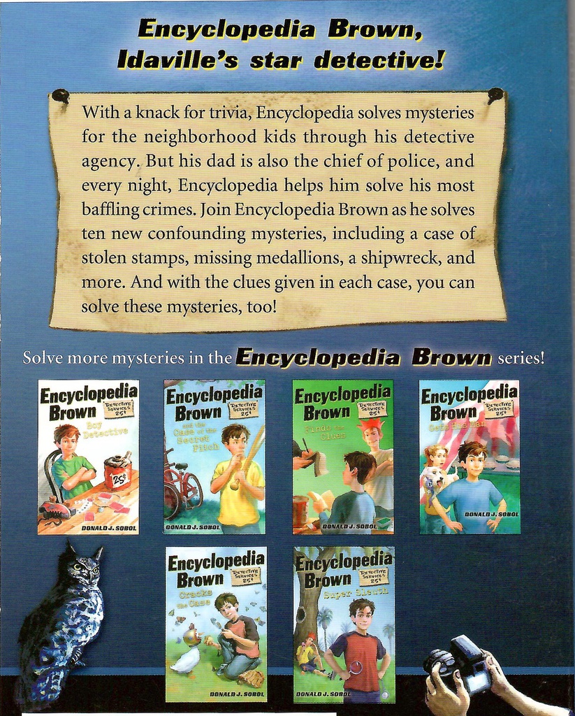 Encyclopedia Brown and the Case of the Secret UFOs #27 (8-12yrs)