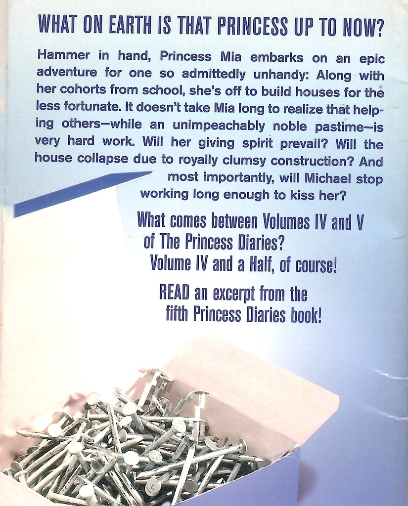 Princess Diaries, Volume IV and a Half: Project Princess (12+yrs)