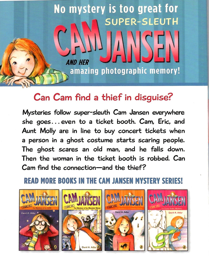 Cam Jansen #16:  The Ghostly Mystery (7-10yrs)