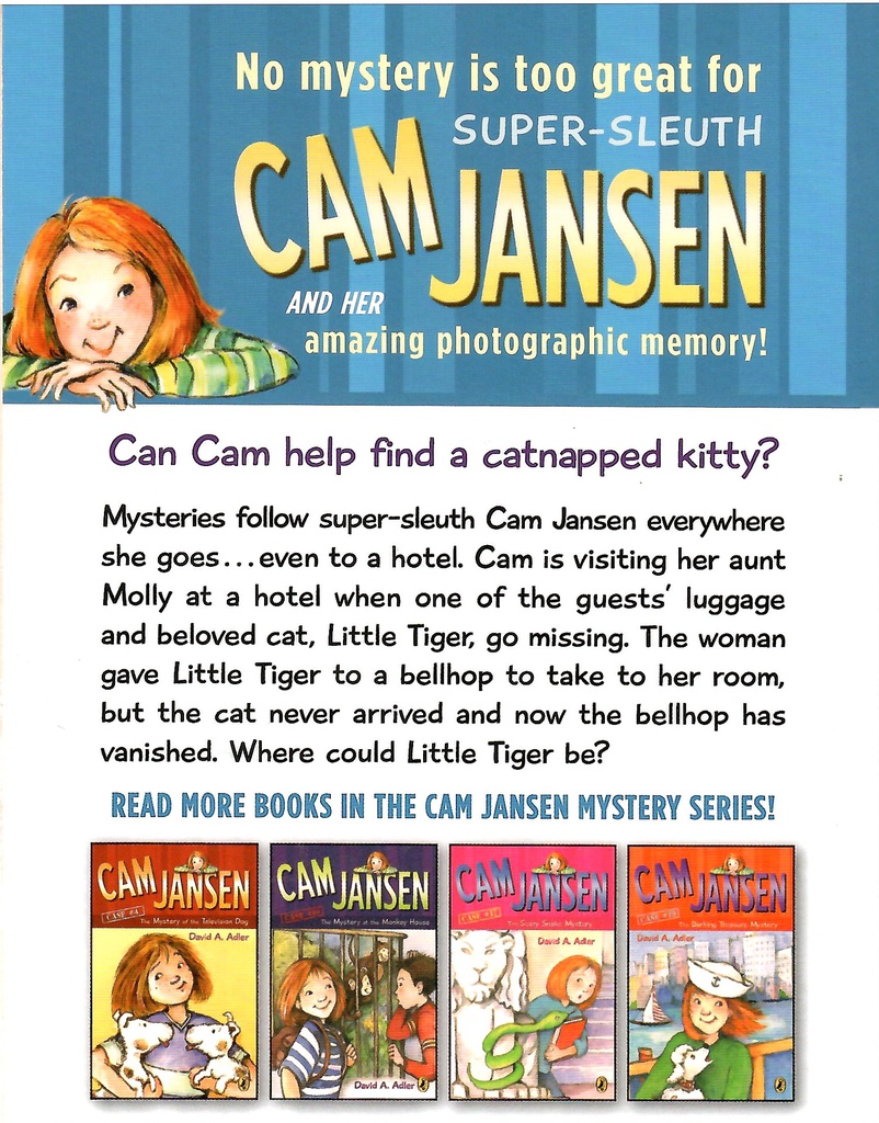 Cam Jansen #18: The Catnapping Mystery (7-10yrs)